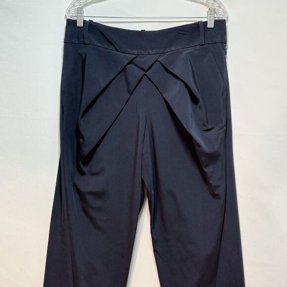 Giorgio Armani Made in Italy Pleated Draped Dress Pants 44 Acetate Blend